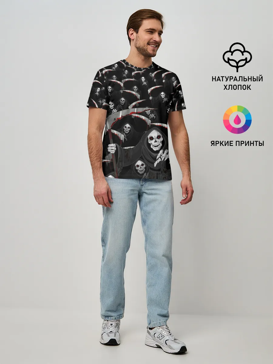 Мужская базовая футболка / Жнецы идут