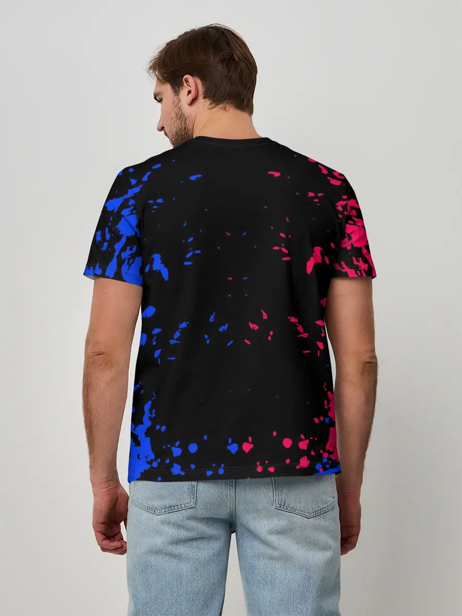 Мужская базовая футболка / ЛУИС СУАРЕС / БАРСЕЛОНА