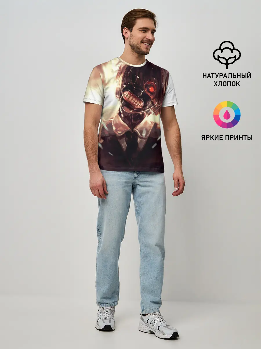 Мужская базовая футболка / Tokyo Ghoul