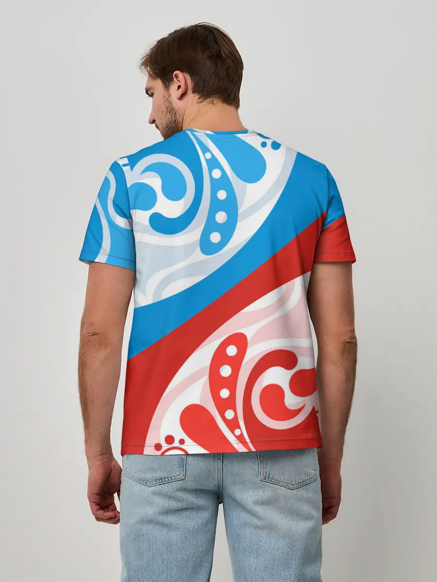 Мужская базовая футболка / Россия! Герб