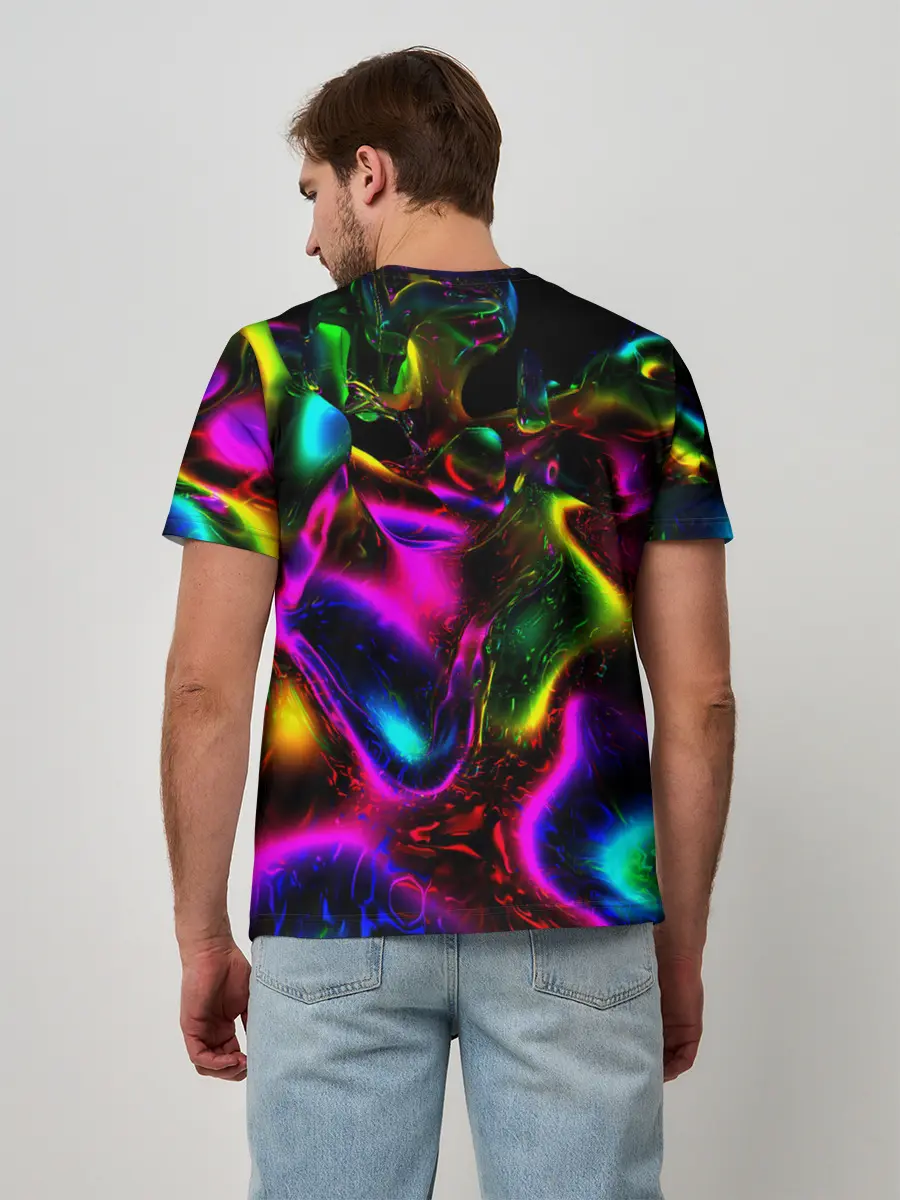 Мужская базовая футболка / В НЕОНЕ