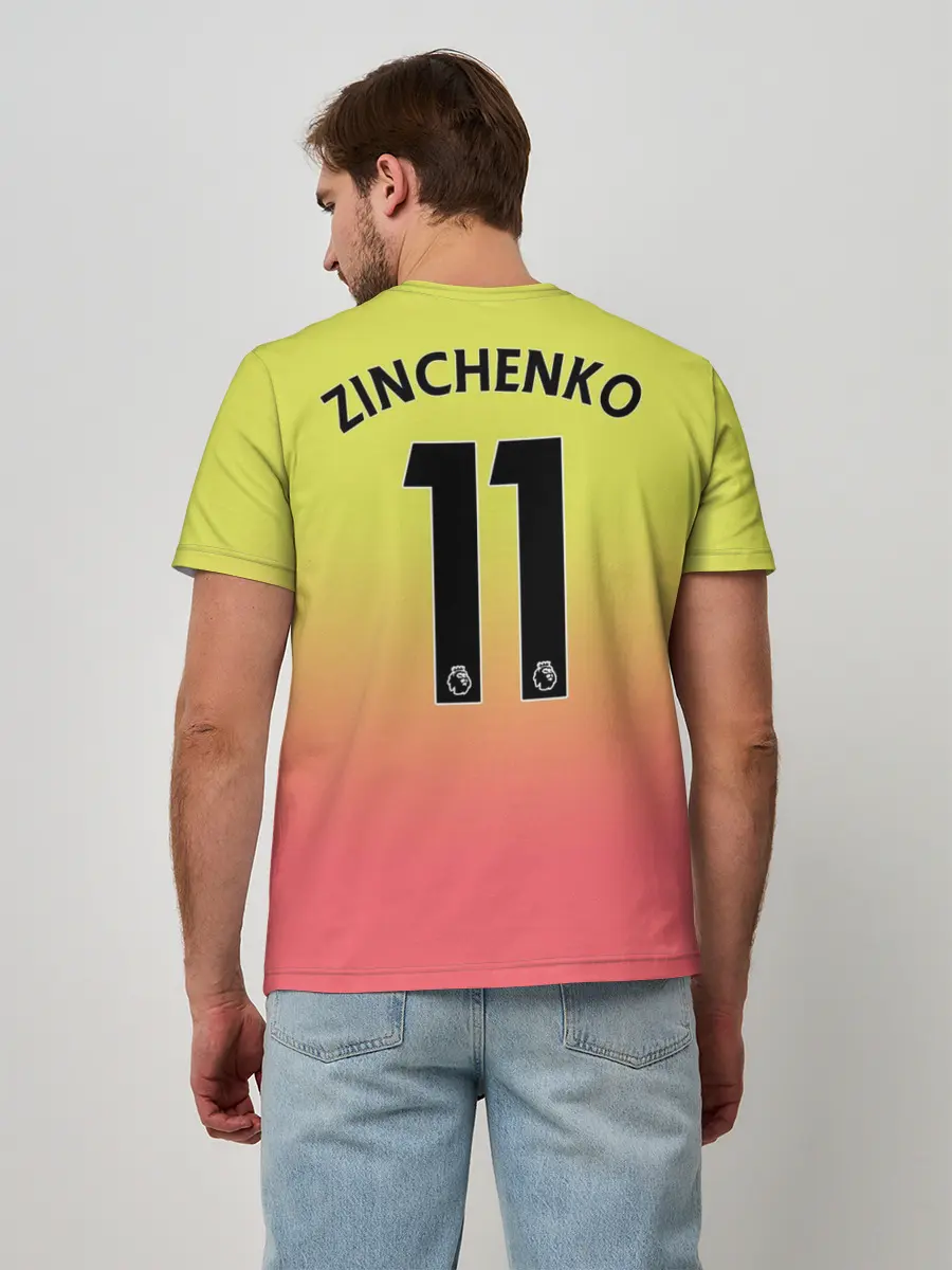 Мужская базовая футболка / Zinchenko third 19-20