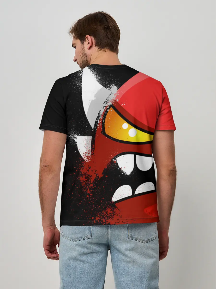 Мужская базовая футболка / Geometry Dash