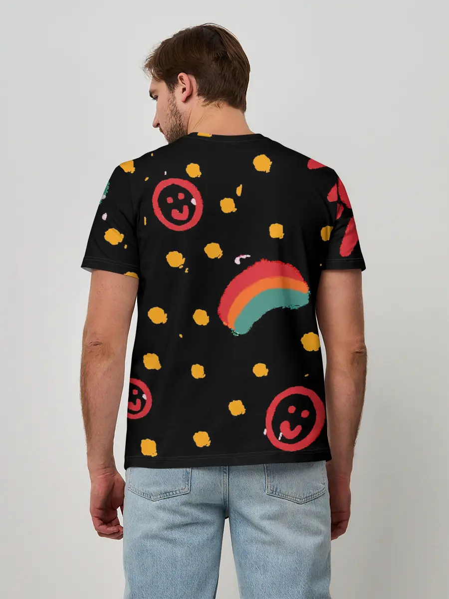 Мужская базовая футболка / беззаботное детство