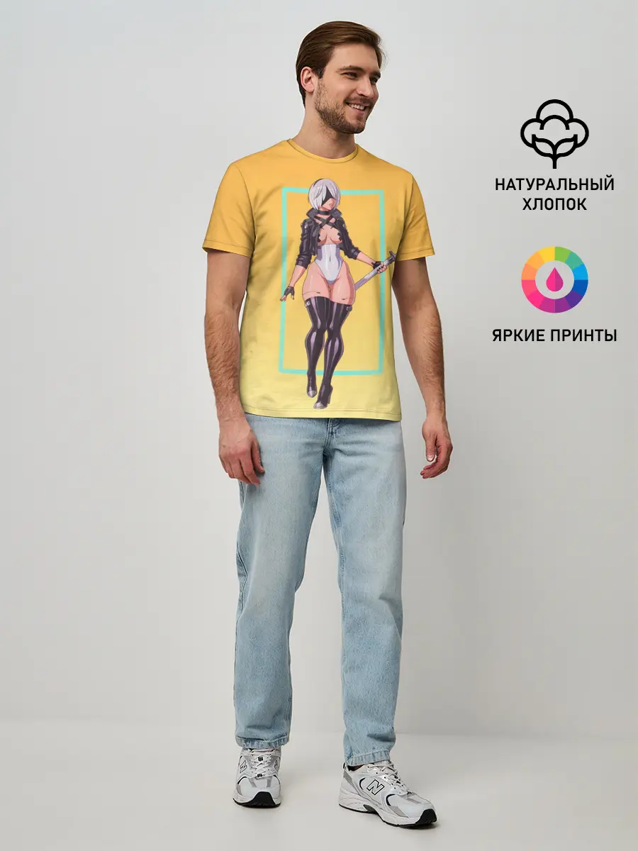 Мужская базовая футболка / Cyber 2b