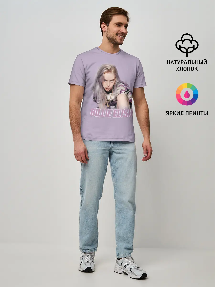 Мужская базовая футболка / Billie Eilish