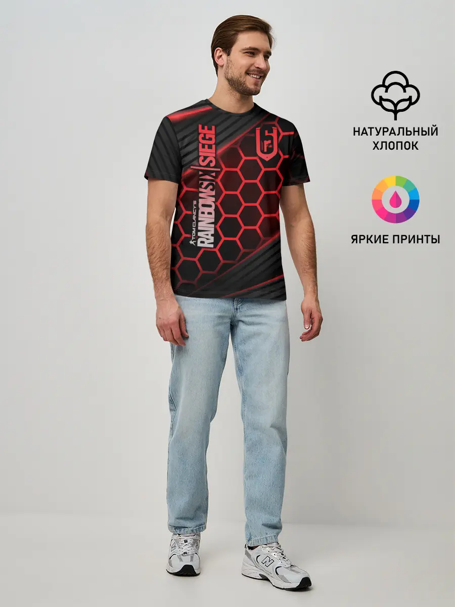 Мужская базовая футболка / Rainbow Six Siege