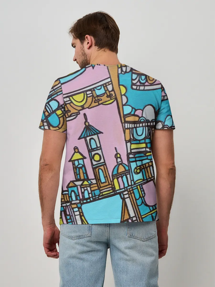 Мужская базовая футболка / Римские каникулы