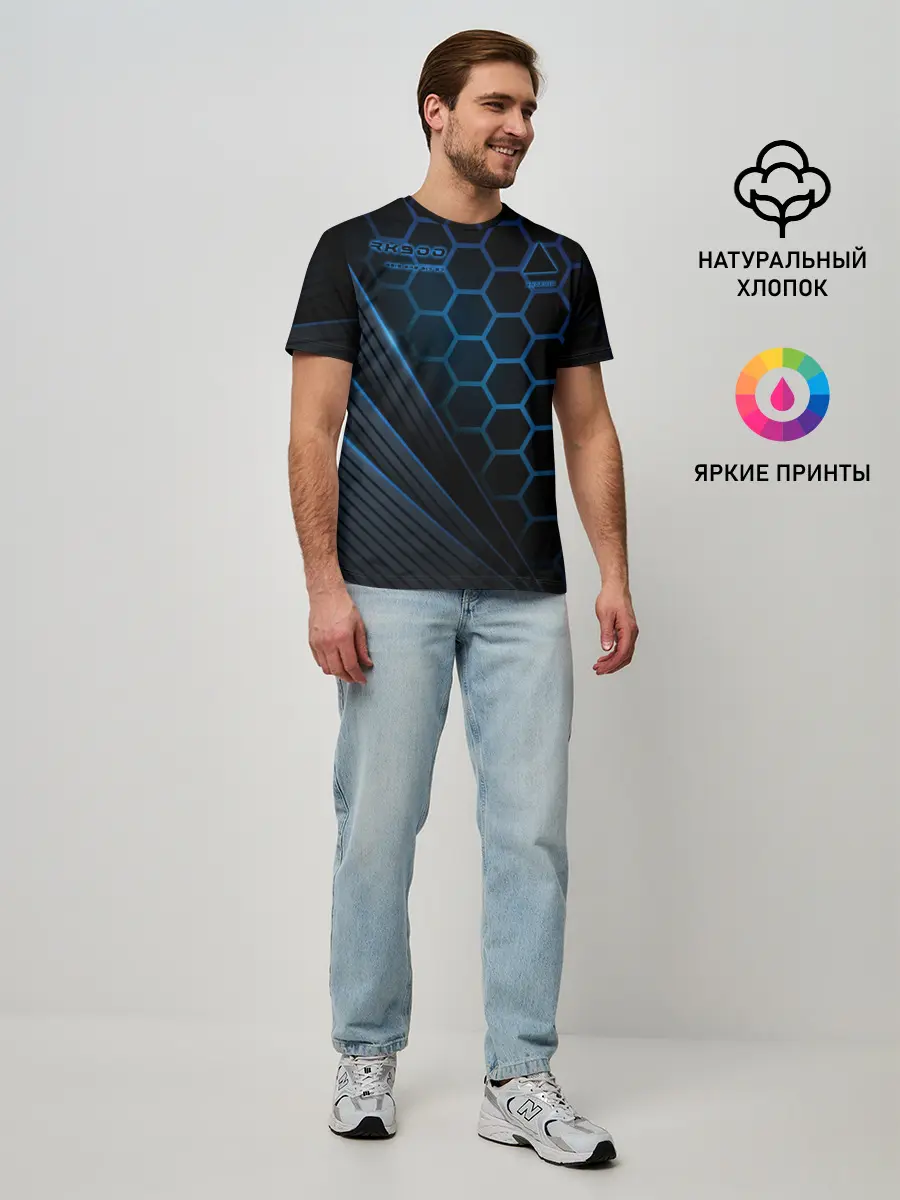 Мужская базовая футболка / Detroit RK900