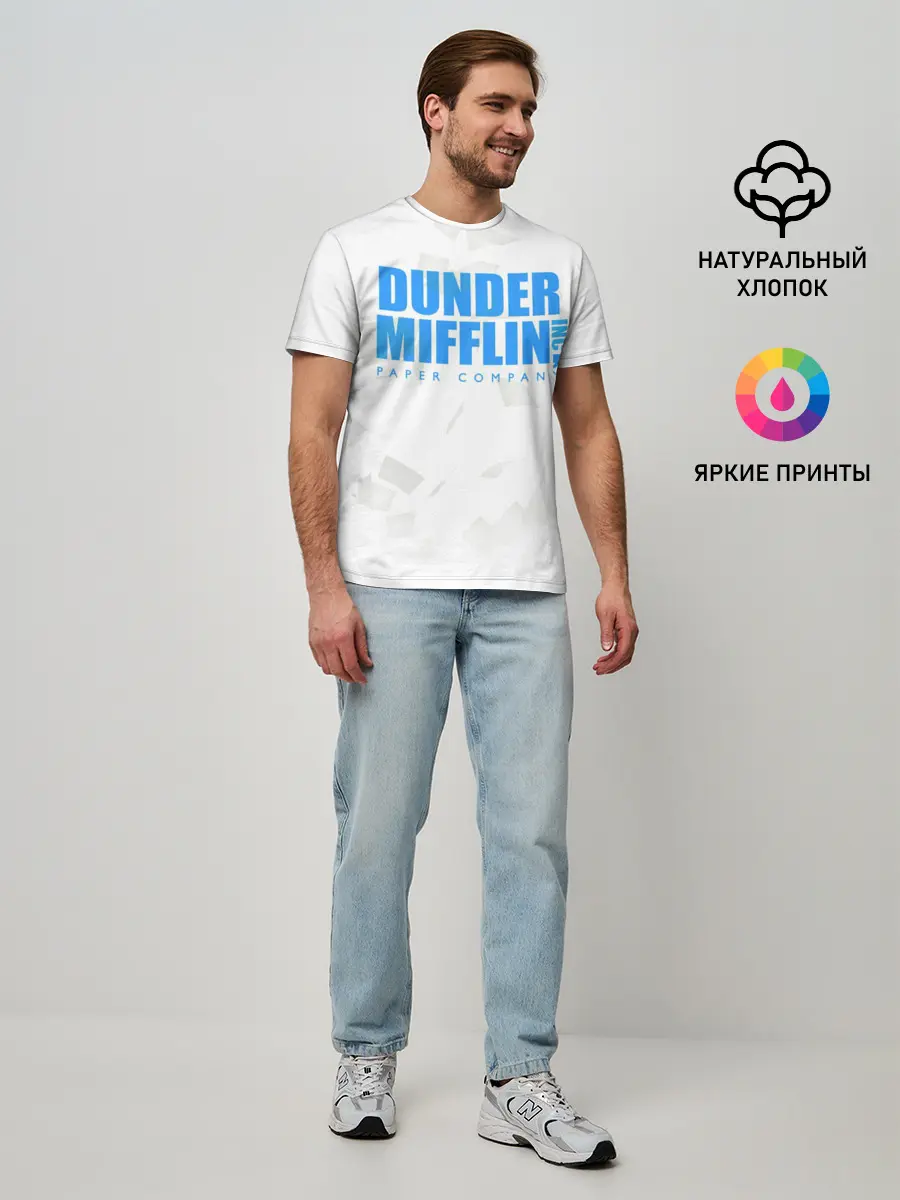 Мужская базовая футболка / Dunder Mifflin