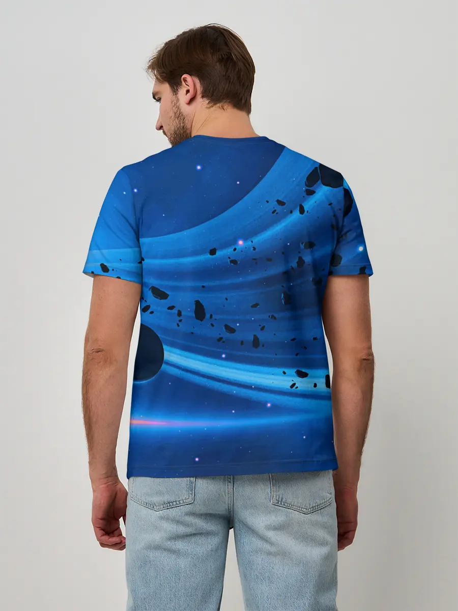 Мужская базовая футболка / Space