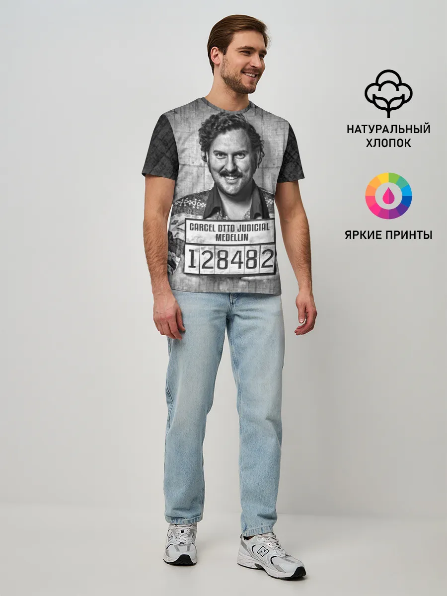 Мужская базовая футболка / Пабло Эскобар