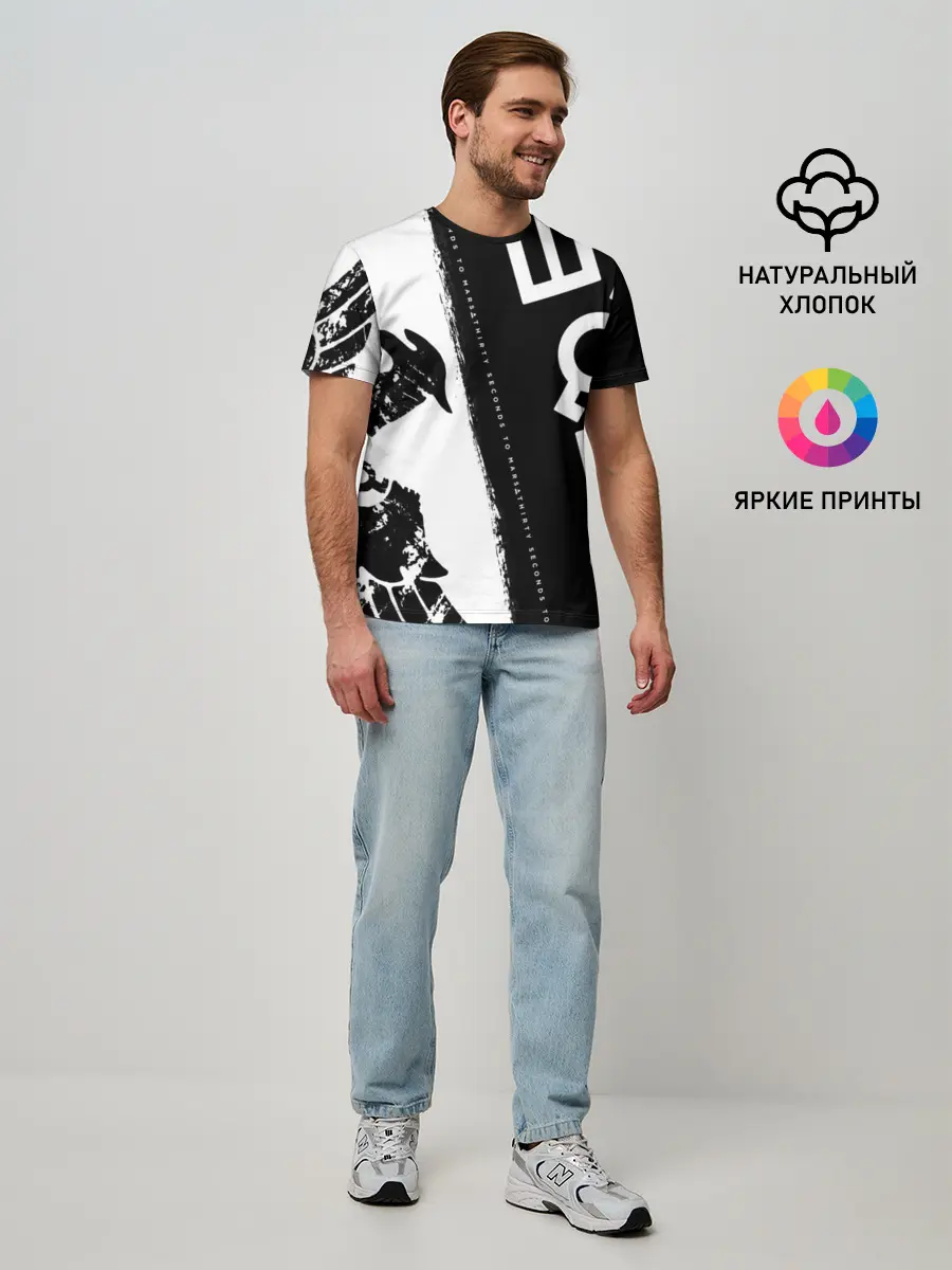 Мужская базовая футболка / 30 Seconds to Mars