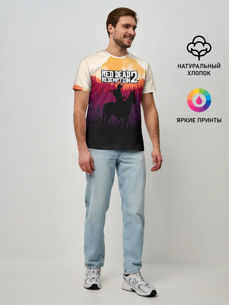 Мужская базовая футболка / Red Dead Redemption 2