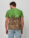 Мужская базовая футболка / MineCraft | Крипер