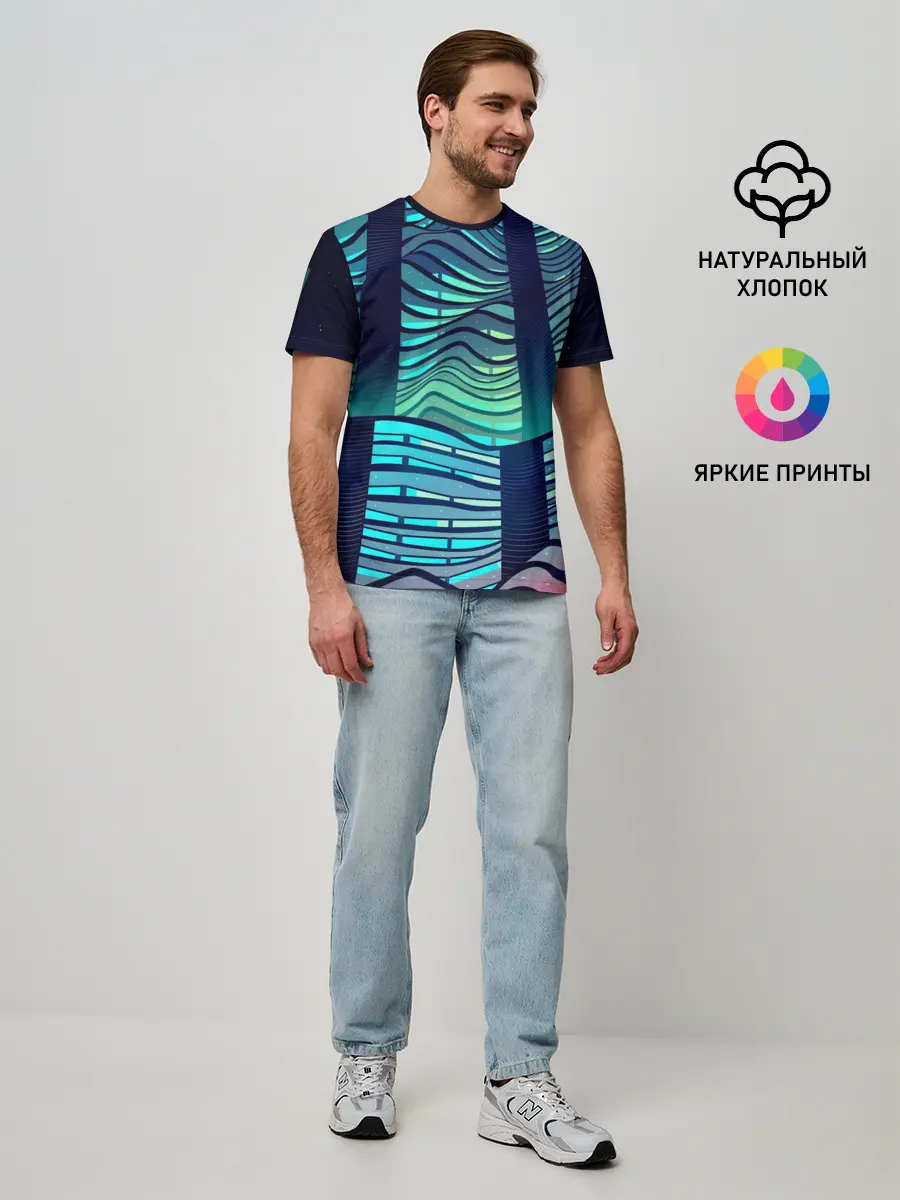 Мужская базовая футболка / Минимализм