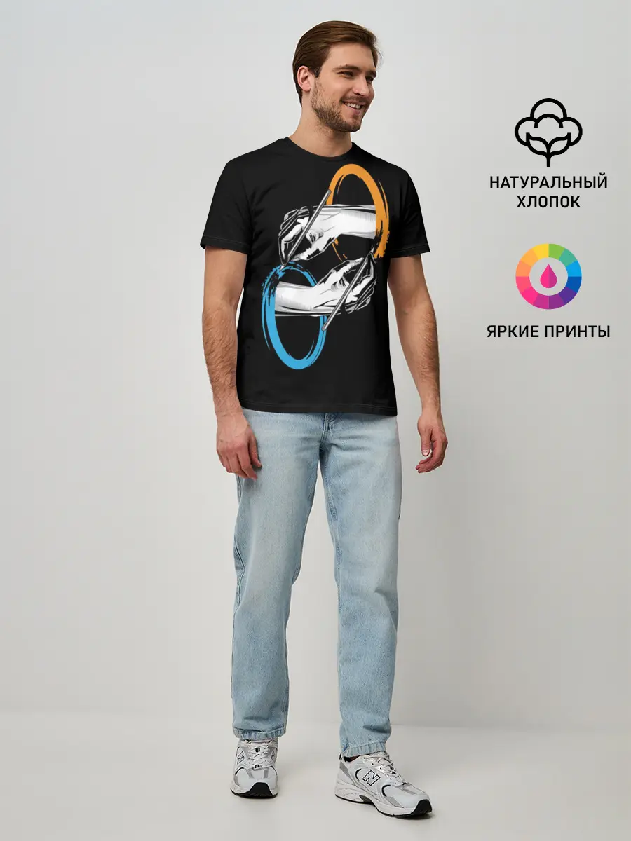 Мужская базовая футболка / Portal