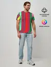 Мужская базовая футболка / радуга