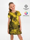 Детское платье / Желтый Неоновый Дым