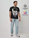 Мужская базовая футболка / Скетч Черепа