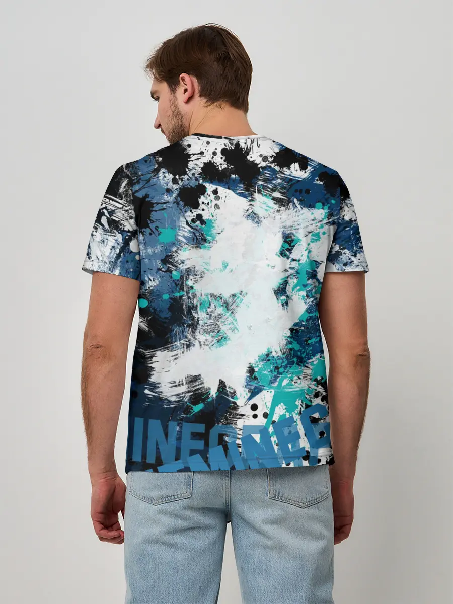 Мужская базовая футболка / Minecraft / Майнкрафт