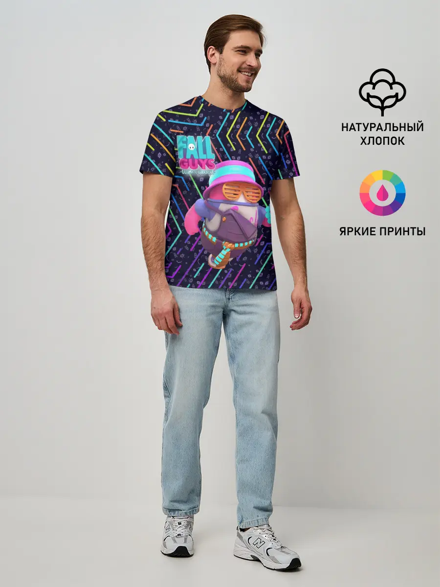 Мужская базовая футболка / Fall Guys | Season 4