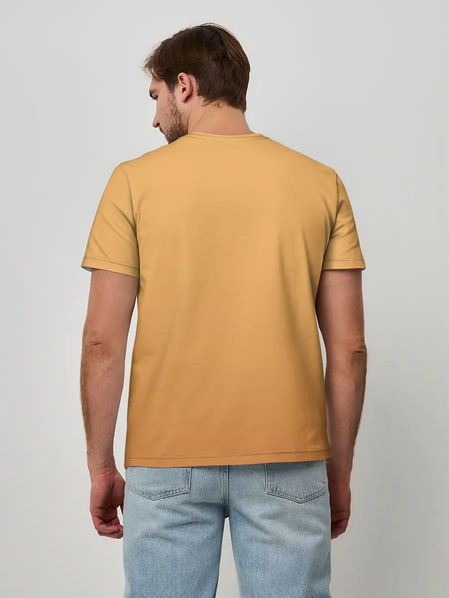 Мужская базовая футболка / Zouwu