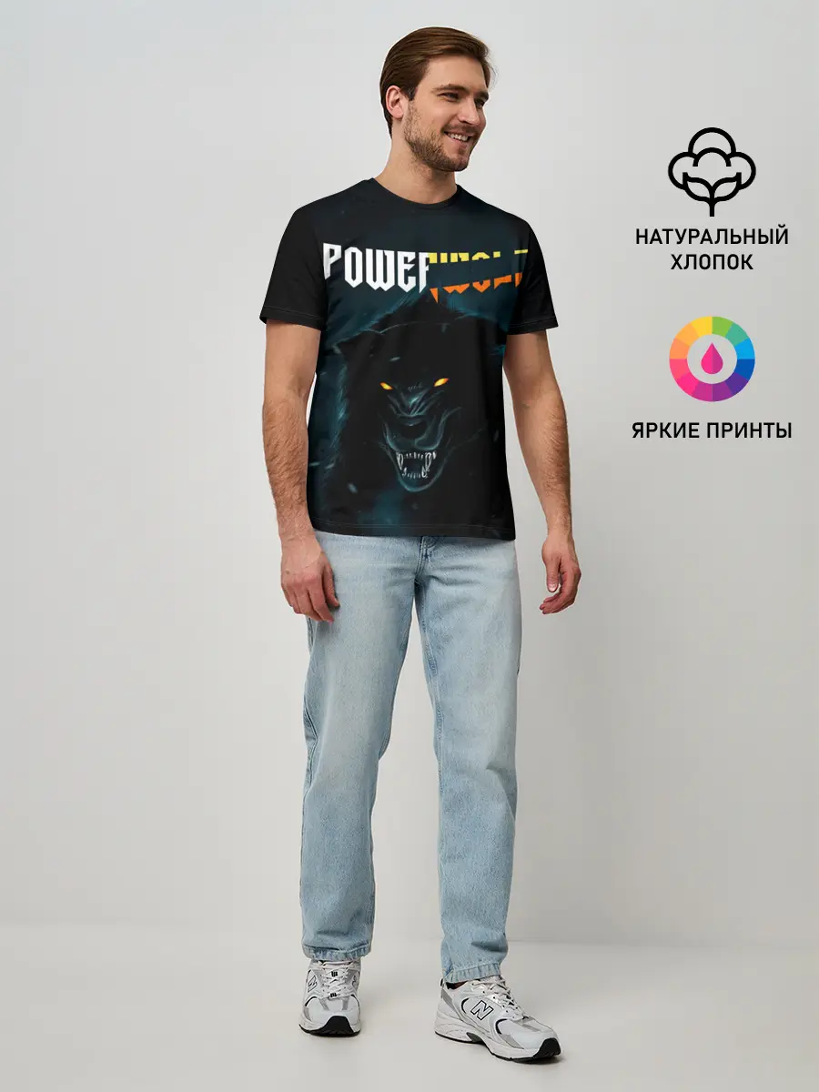 Мужская базовая футболка / Powerwolf