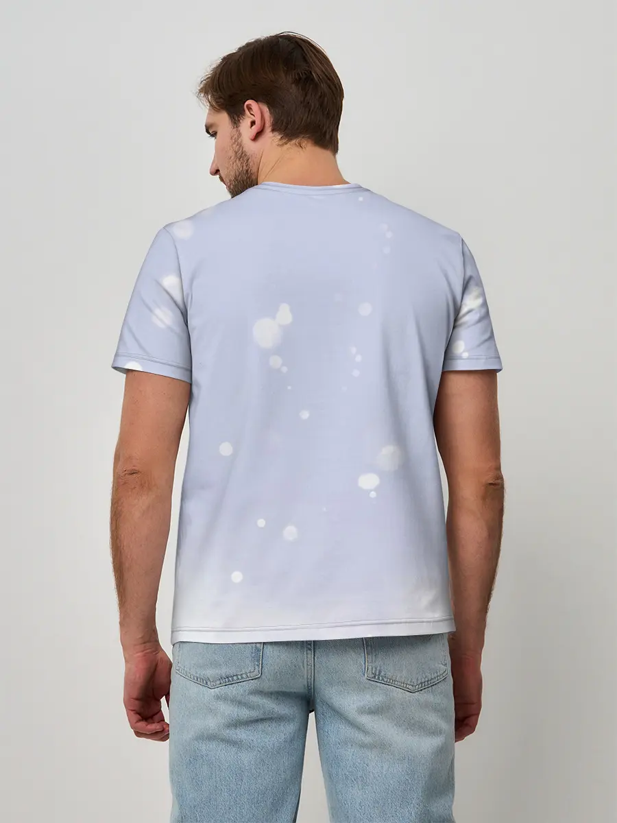 Мужская базовая футболка / Hatsune Miku. Winter