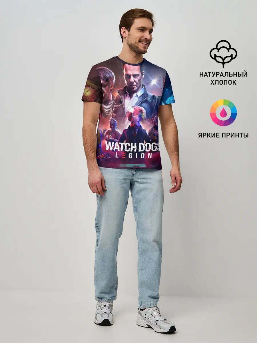 Мужская базовая футболка / WATCH DOGS:LEGION
