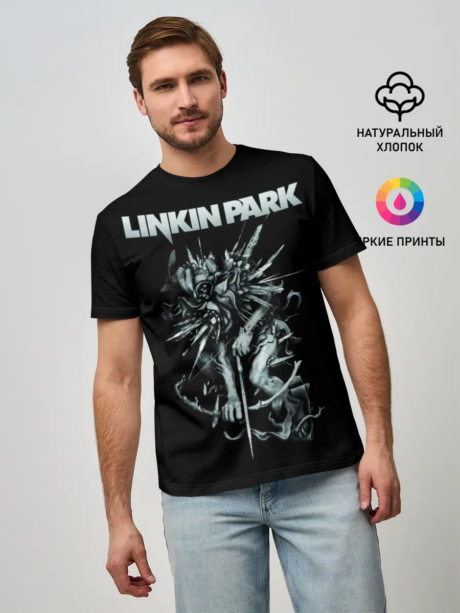 Мужская базовая футболка / Linkin Park