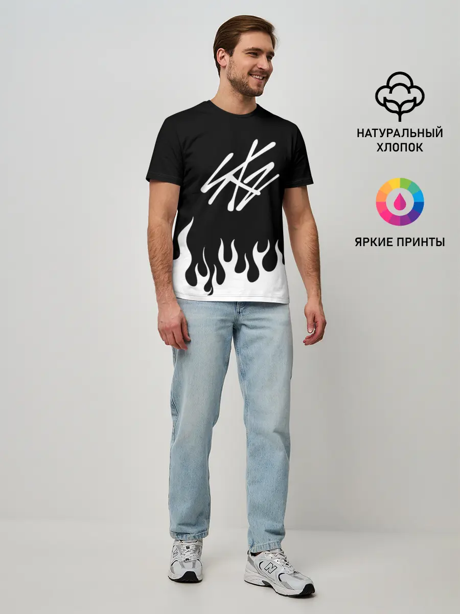 Мужская базовая футболка / Stray Kids