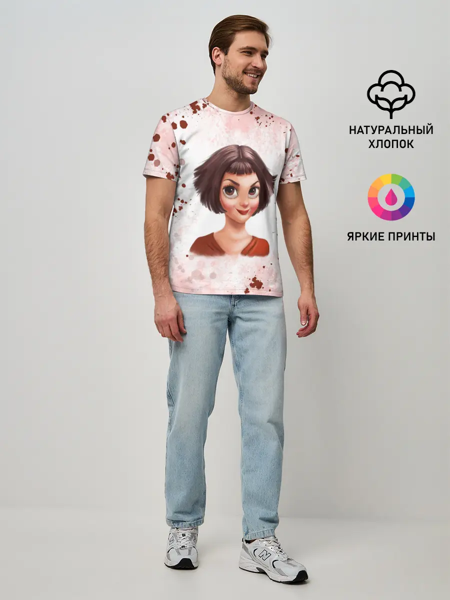 Мужская базовая футболка / Амели | Amelie