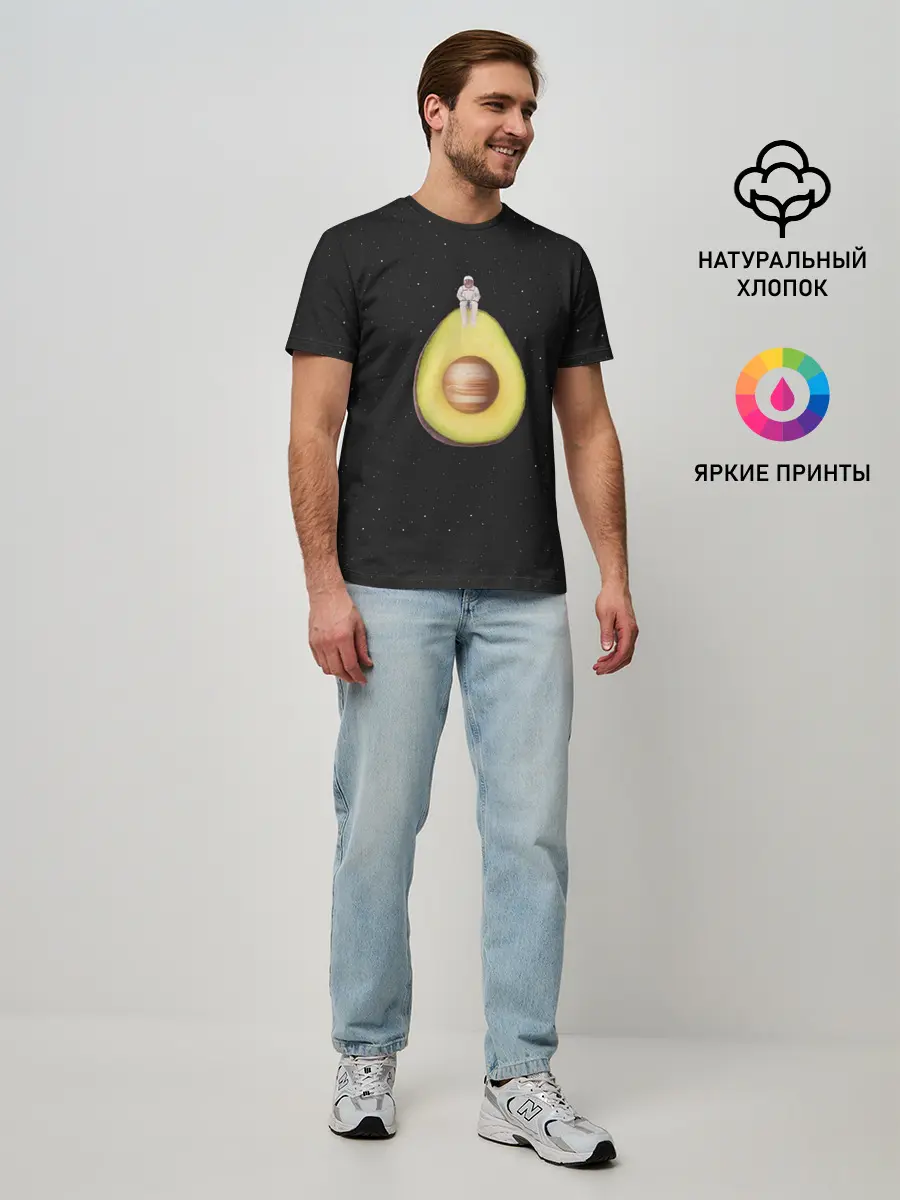 Мужская базовая футболка / Космокадо