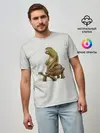 Мужская базовая футболка / Ленивец и Черепаха