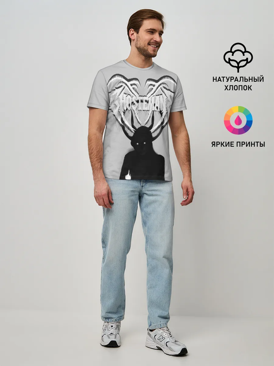 Мужская базовая футболка / Ghostemane