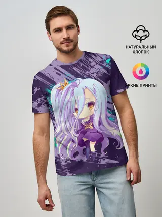 Мужская базовая футболка / Shiro art