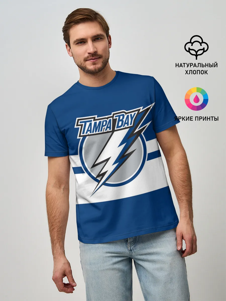 Мужская базовая футболка / TAMPA BAY LIGHTING