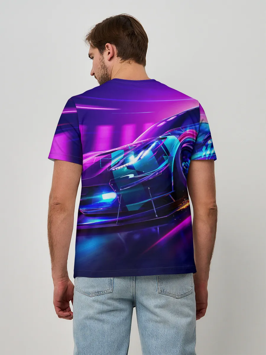 Мужская базовая футболка / Need for Speed