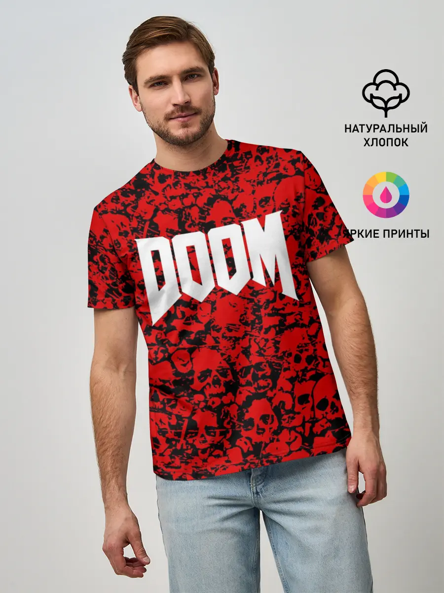 Мужская базовая футболка / DOOM