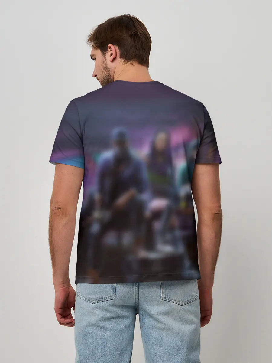 Мужская базовая футболка / Watch dogs