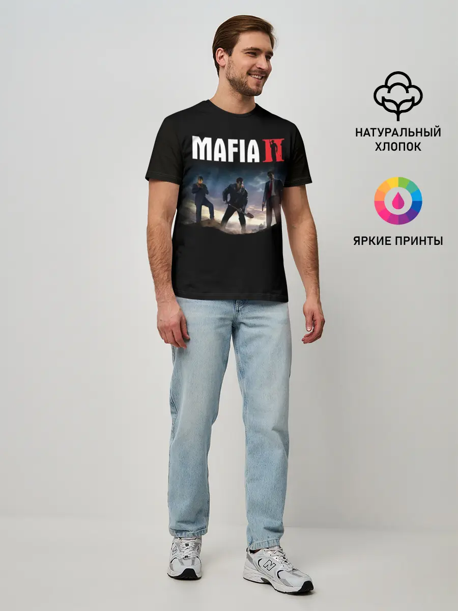 Мужская базовая футболка / Mafia II:Definitive Edition