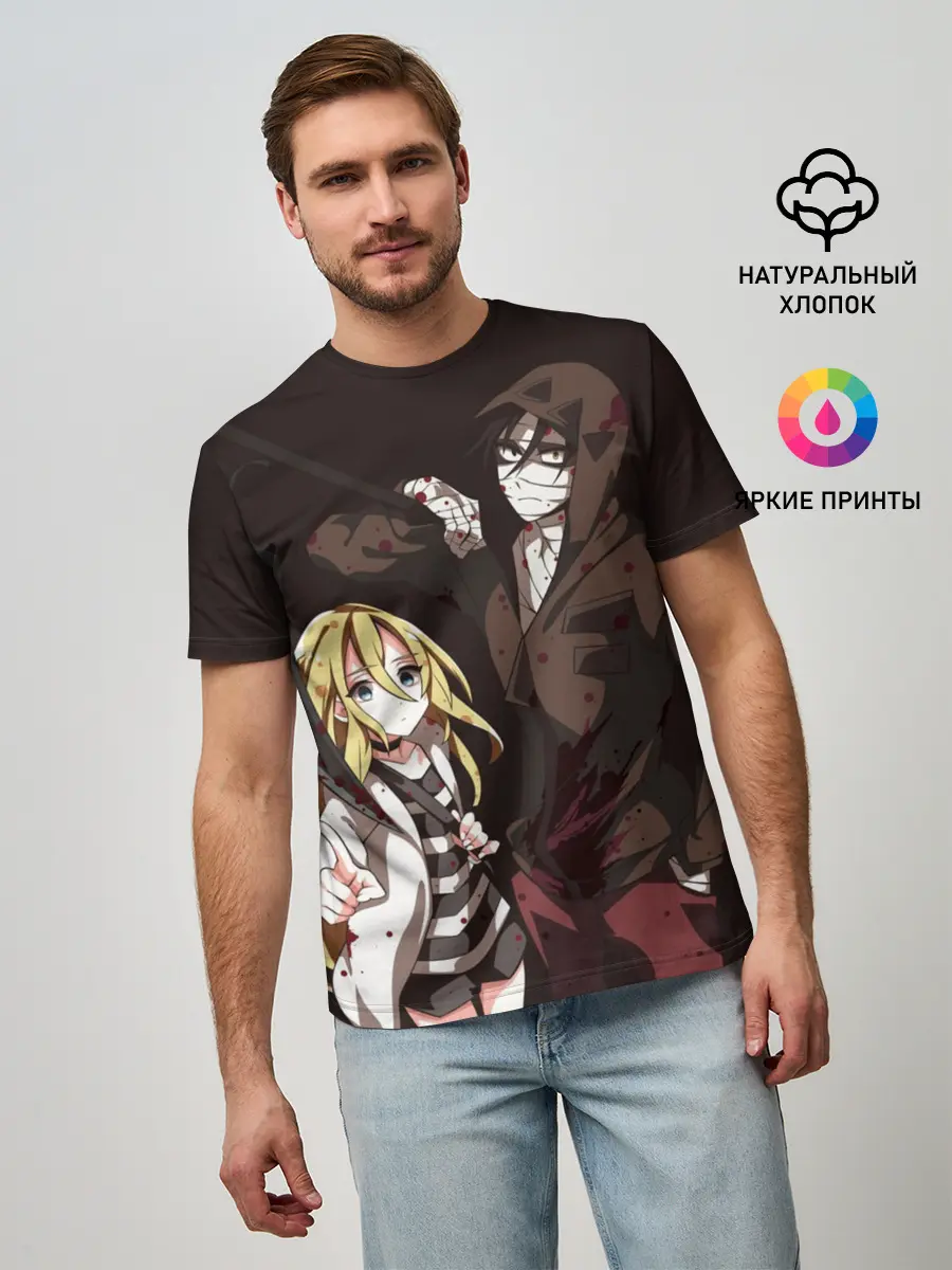 Мужская базовая футболка / Рейчел и Зак