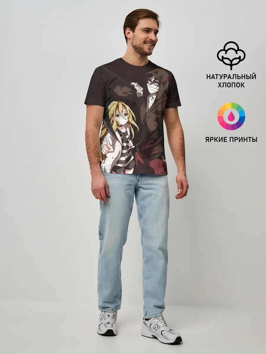 Мужская базовая футболка / Рейчел и Зак