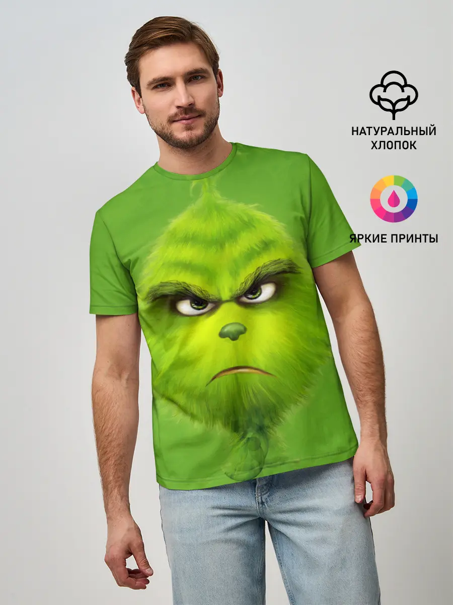 Мужская базовая футболка / The Grinch