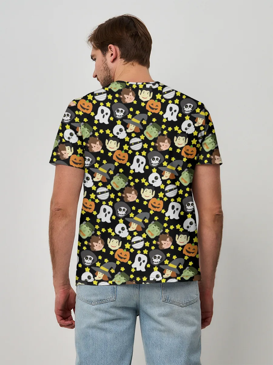 Мужская базовая футболка / персонажи и хэллоуин