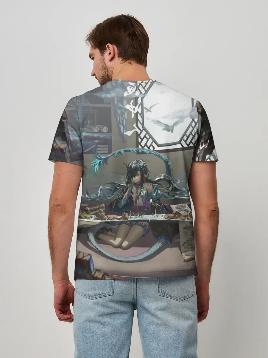 Мужская базовая футболка / Arknights Clay