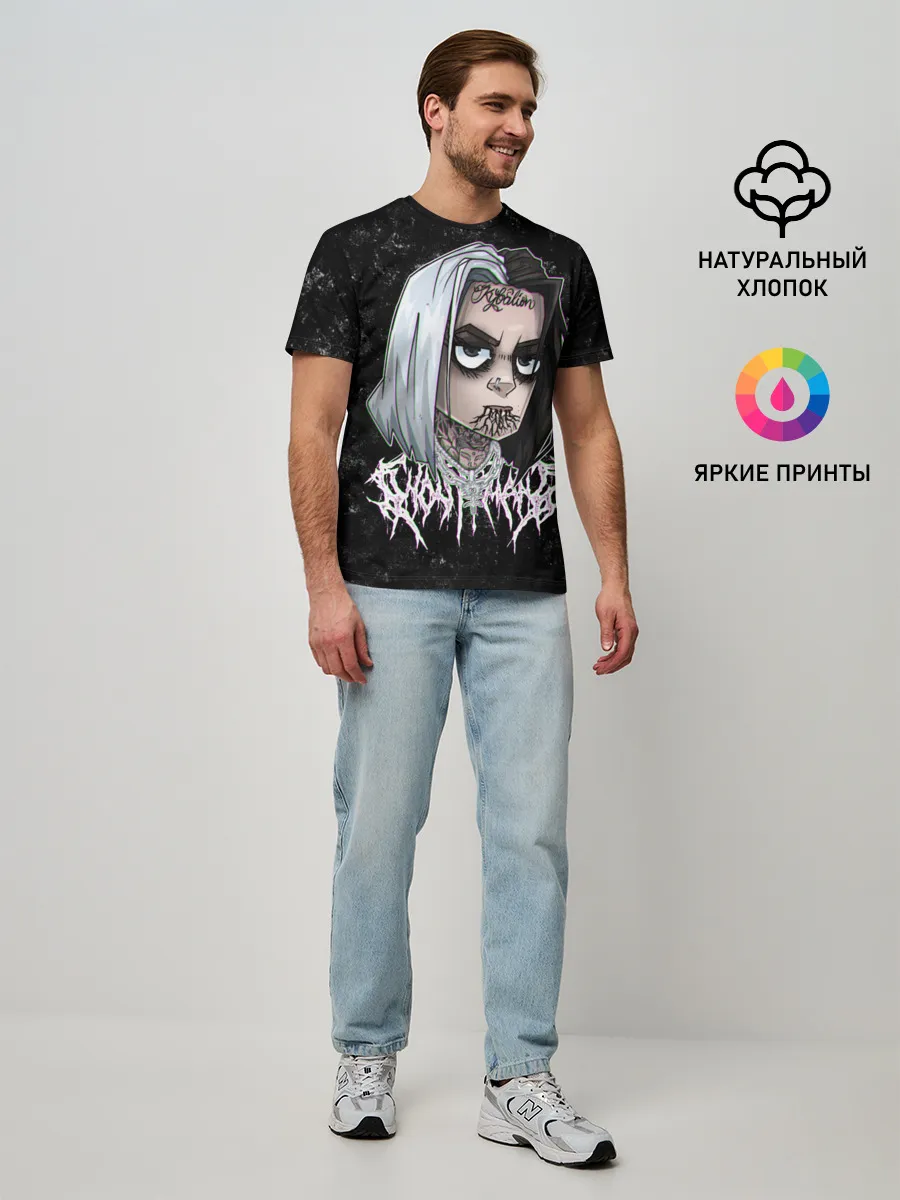 Мужская базовая футболка / GHOSTEMANE