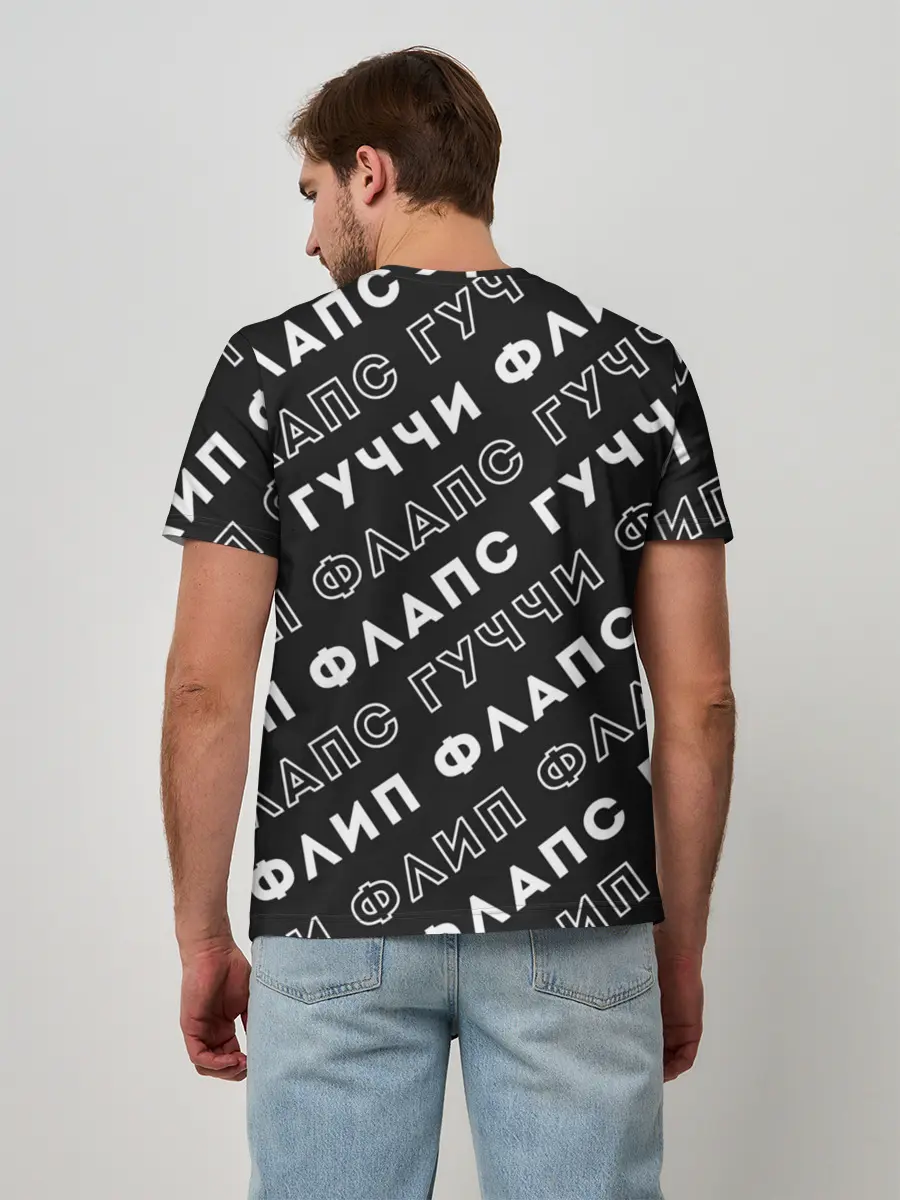 Мужская базовая футболка / Гучи Флип Флапс