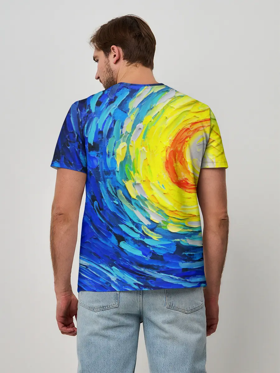 Мужская базовая футболка / КРАСКИ ВАНГОГА
